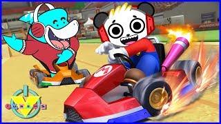 VTubers Combo Panda Vs. Big Gil Let's Play Mario Kart 8 Best Racing Game Ever