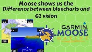 Garmin Marine Bluecharts AUS/NZ and G2 VISION comparison - Moose Marine