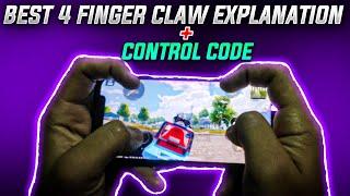 4 finger claw tutorial + CONTROL CODE  | PUBG mobile claw guide by ENDGAME GOKU