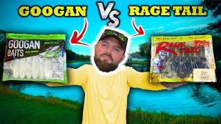 1v1 GOOGAN VS RAGE TAIL Fishing Challenge! (Is The BUG The DRUG???)