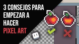 3 CONSEJOS para EMPEZAR a hacer PIXEL ART | Pixel art para principiantes