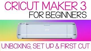Cricut Maker 3: Unboxing, Set up and Making your 1st Cut!