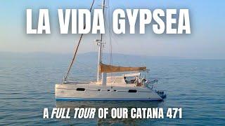 Full Boat Tour of our Liveaboard Sailing (Catana Catamaran) - Sailing La Vida Gypsea - EP: 39