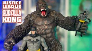 Mcfarlane Toys DC Multiverse Justice League Vs GOdzilla Vs Kong: Batman VS King Kong 2 pack review