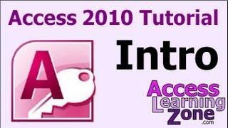 Microsoft Access 2010 Tutorial Part 00 of 12 - Introduction