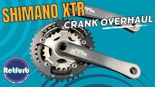 Retro Shimano XTR Crank M-952 - Overhaul Restoration  - Retfurb Vintage Refurb