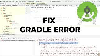 How to Fix Gradle Error in Android Studio | Could not resolve com.android.tools.build:gradle:7.4.1
