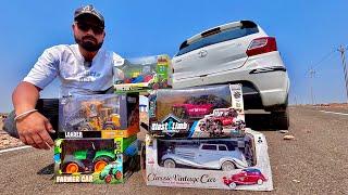 Unboxing Remote Control Vehicles | Farming Tractor, JCB Backhoe Loader, Monster Car |