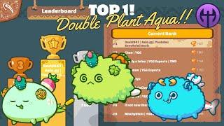 Axie Classic V2 Top 1 with double Plant Aqua!! David's plant still OP Lunacian Code: SaveAxieClassic