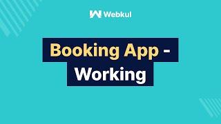 Booking App by Webkul: Create Bookings