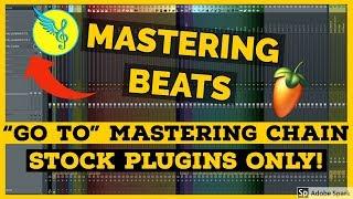 FL Studio Mastering With Stock Plugins | How To Use Fruity Limiter | EASY Master Chain