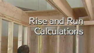 Stairbuilding Rise and Run Calculations