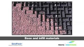 GEOPAVE® Aggregate Porous Pavement Installation Video