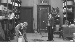 Charlie Chaplin funny fight scene