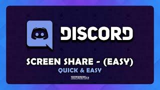 How To Screen Share On Discord - (Quick & Easy)