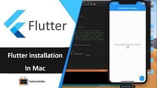 How to Install and Setup Flutter for App Development on Mac | 2022 | Run First Flutter App #flutter