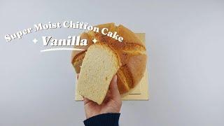 Chiffon Vanila Cake - Super Lembut Kempus dan Enak Banget