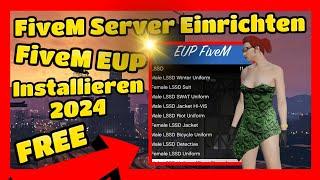 FiveM Server Einrichten # 626 // FiveM ESX EUP Installieren 2024 // FiveM Server Kleidung Einfügen