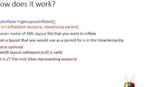 ANDROID TUTORIAL Layout Inflater