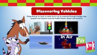Krazy Krok Productions - Discovering Vehicles (2023) - Transportation Names and Sounds with Puppets