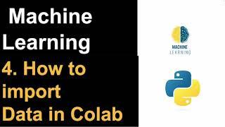 How to import data in Colab | Machine learning 2024