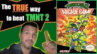 The CORRECT way to beat TEENAGE MUTANT NINJA TURTLES 2 complete walkthrough