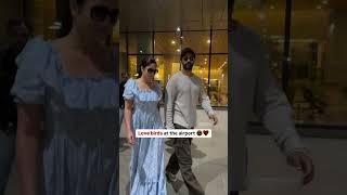 Katrina Kaif and Vicky Kaushal airport looks