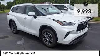 2023 Toyota Highlander XLE Used 38942A