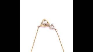 Apple of my Eye diamond pendant with chain 2820GCM