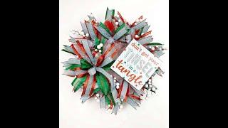 How to make a mesh wreath!