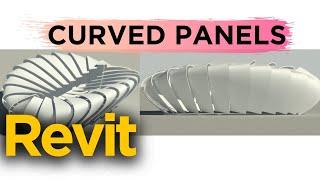 Revit tutorial (Day 121) Curved panels in Revit