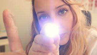 ASMR Doctor Check Up | featuring cranial nerve tests, gloves, a skin exam and a special intro :)