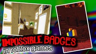 Impossible Badges in Roblox Games