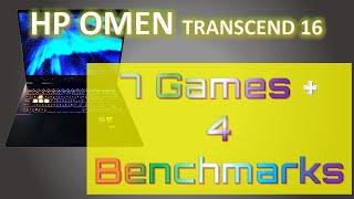 HP Omen Transcend 16 (2024) Gaming Test | RTX 4060 | i7-14700HX | 12 Games and Benchmarks