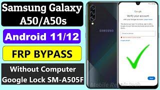 Samsung A50 FRP Bypass Android 11 Without Pc | Samsung A50s FRP/Google Account Bypass Android 11