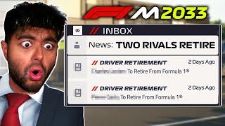 Two High Profile Drivers Announce RETIREMENT from F1... Create A Team Career