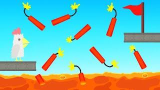 DYNAMITE RAIN Is IMPOSSIBLE To Dodge! (Ultimate Chicken Horse)