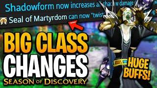 BIG Class Changes Are Coming! | Season of Discovery