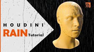 Rain Effect in houdini | Houdini Tutorial