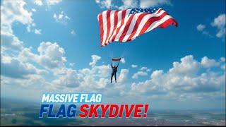 Team Fastrax's MASSIVE American Flag Jump Will Leave You Speechless!