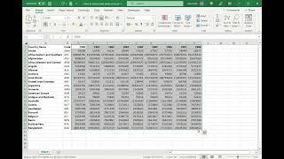 How to move rows down in Excel