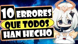 TOP 10 ERRORES que Muchos Cometemos en Genshin Impact