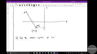 Year 12 - Complex Numbers - Loci Half Line