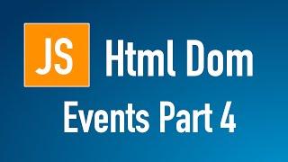 Learn JS HTML Dom In Arabic #37 - Events - OnKey [ Up, Down, Press ]