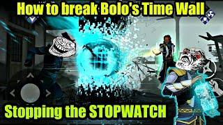 Shadow Fight 3 Chapter 7 How to break bolo's time wall, (stopping the stopwatch)