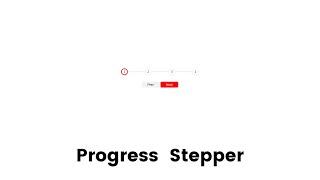 How to create a Progress Stepper | With HTML, CSS & JavaScript