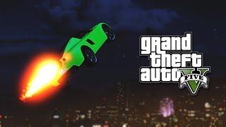 OVAJ AUTO MOZE DA LETI ! Grand Theft Auto V - Zezanje po Gradu w/Cale,Sane