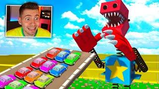 CARROS vs Boxy Boo (Poppy Playtime) - Teardown