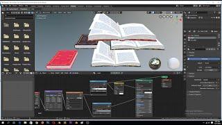 modeling a flipped book in blender 2 8