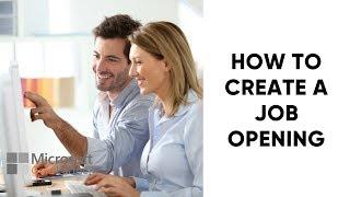 Creating a Job Opening in Lanteria HR: Step-by-Step Tutorial